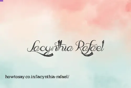 Lacynthia Rafael