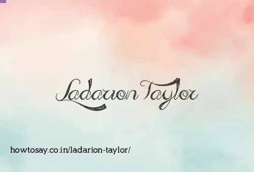 Ladarion Taylor