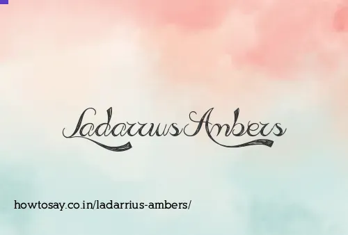 Ladarrius Ambers