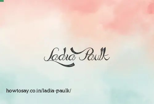 Ladia Paulk