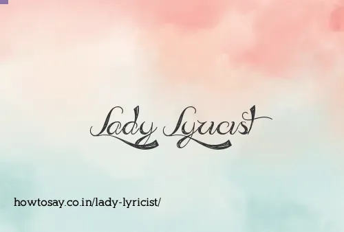 Lady Lyricist