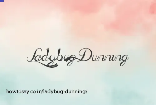 Ladybug Dunning