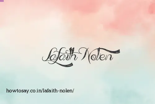 Lafaith Nolen