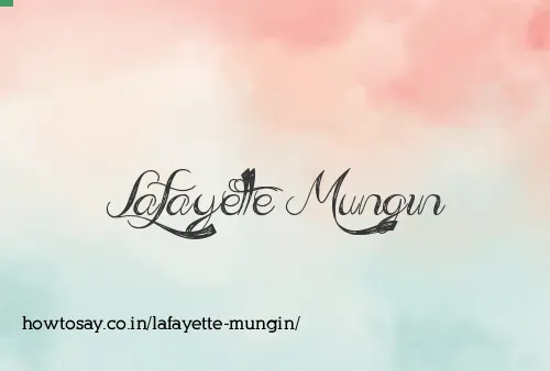 Lafayette Mungin