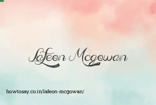 Lafeon Mcgowan