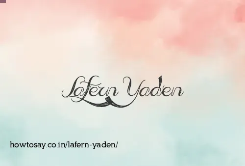 Lafern Yaden