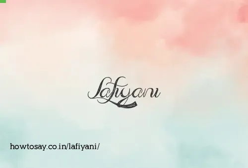 Lafiyani