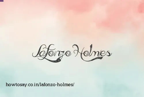 Lafonzo Holmes