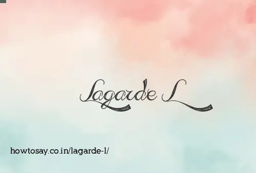 Lagarde L