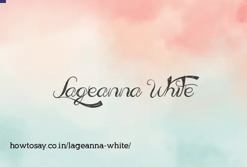 Lageanna White