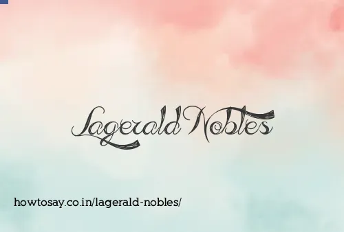 Lagerald Nobles