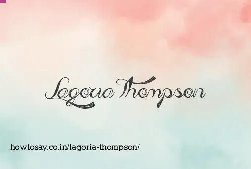 Lagoria Thompson