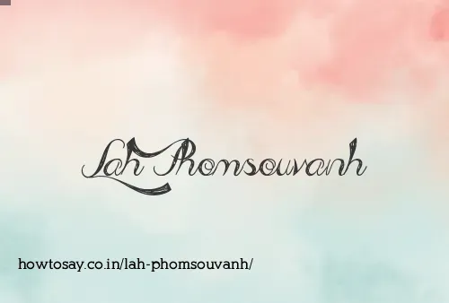 Lah Phomsouvanh