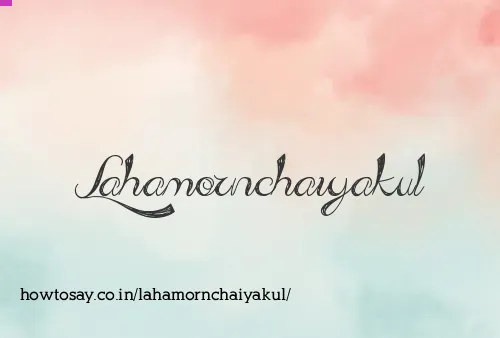 Lahamornchaiyakul