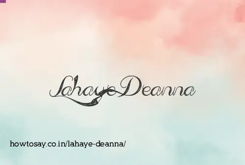 Lahaye Deanna