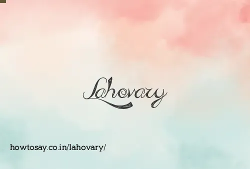 Lahovary