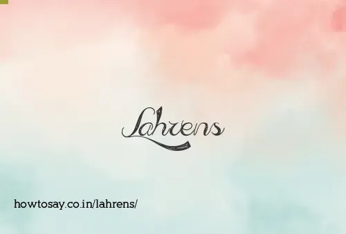 Lahrens