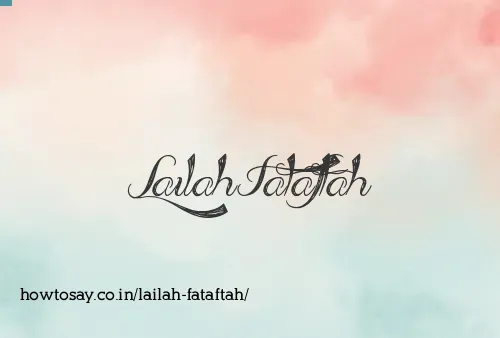 Lailah Fataftah