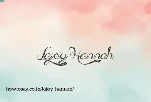 Lajoy Hannah