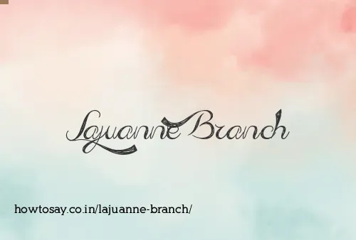 Lajuanne Branch
