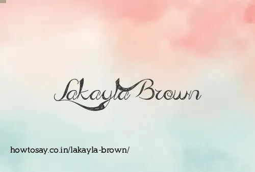 Lakayla Brown