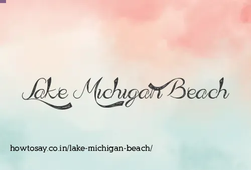 Lake Michigan Beach