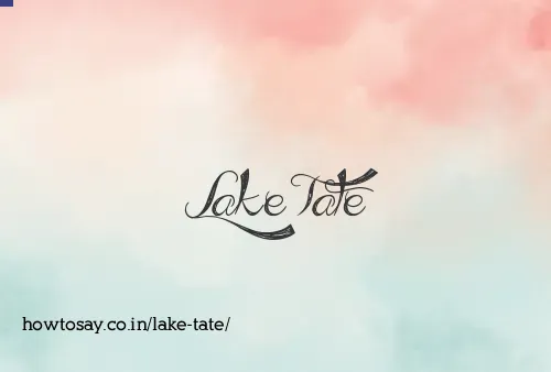 Lake Tate