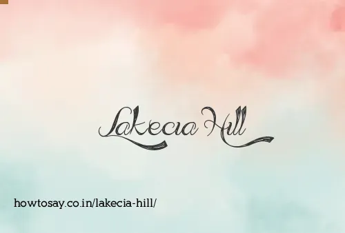 Lakecia Hill
