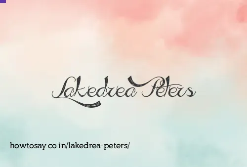 Lakedrea Peters