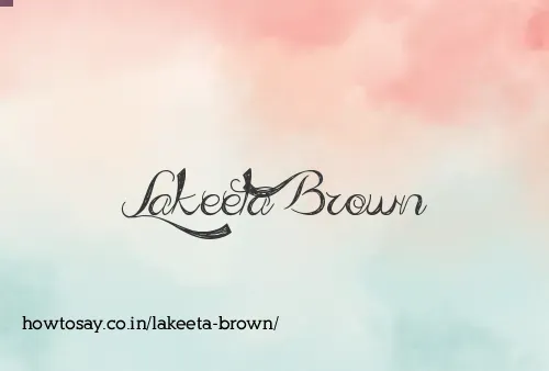 Lakeeta Brown