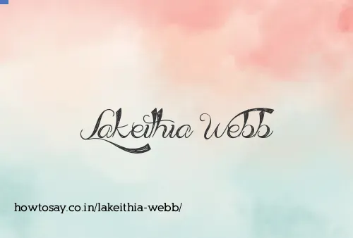 Lakeithia Webb