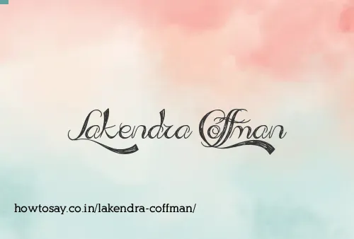 Lakendra Coffman