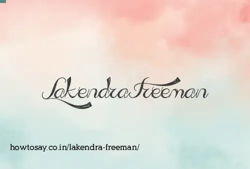 Lakendra Freeman