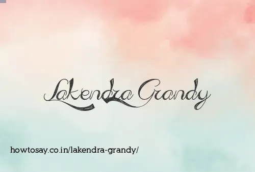 Lakendra Grandy