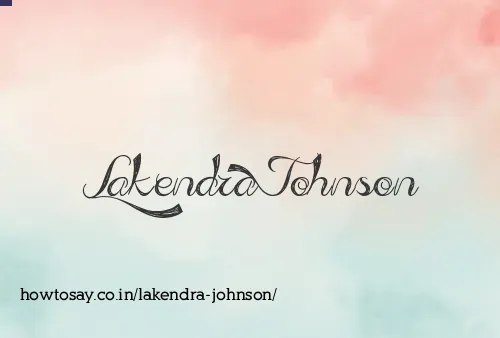 Lakendra Johnson
