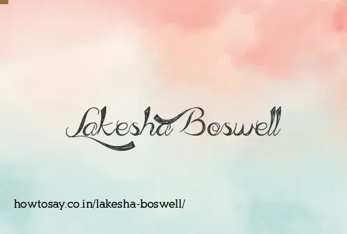Lakesha Boswell