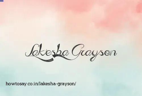 Lakesha Grayson