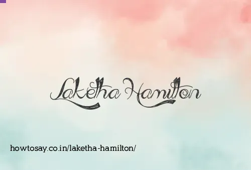 Laketha Hamilton