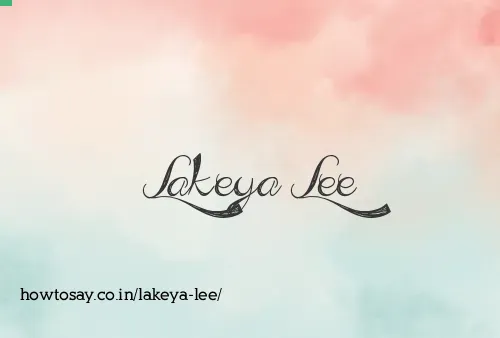 Lakeya Lee