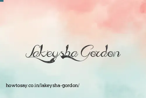 Lakeysha Gordon