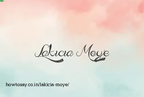Lakicia Moye