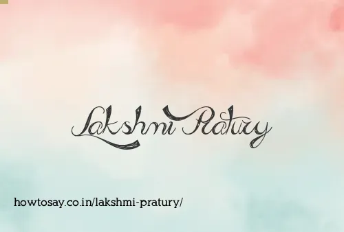 Lakshmi Pratury