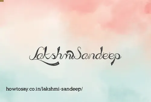 Lakshmi Sandeep