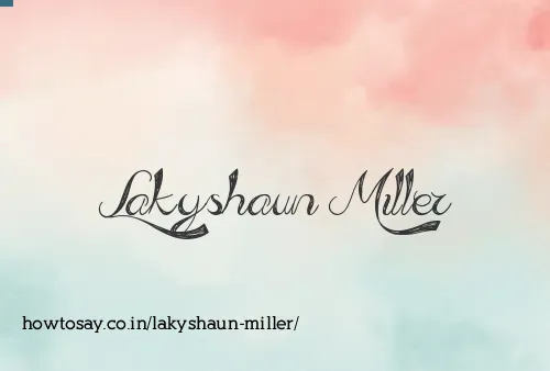 Lakyshaun Miller