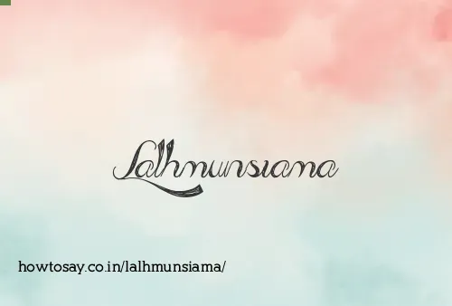 Lalhmunsiama