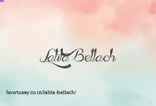 Lalita Bellach