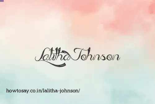 Lalitha Johnson