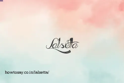 Lalsetta