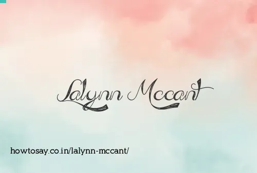 Lalynn Mccant