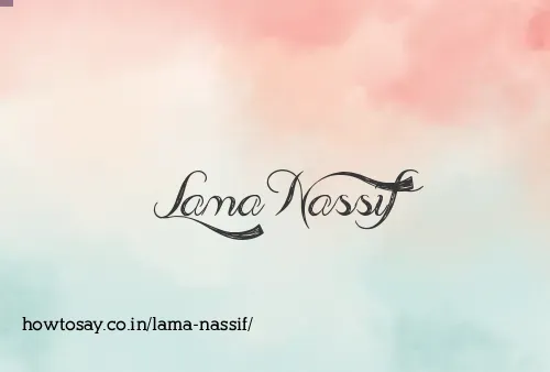 Lama Nassif